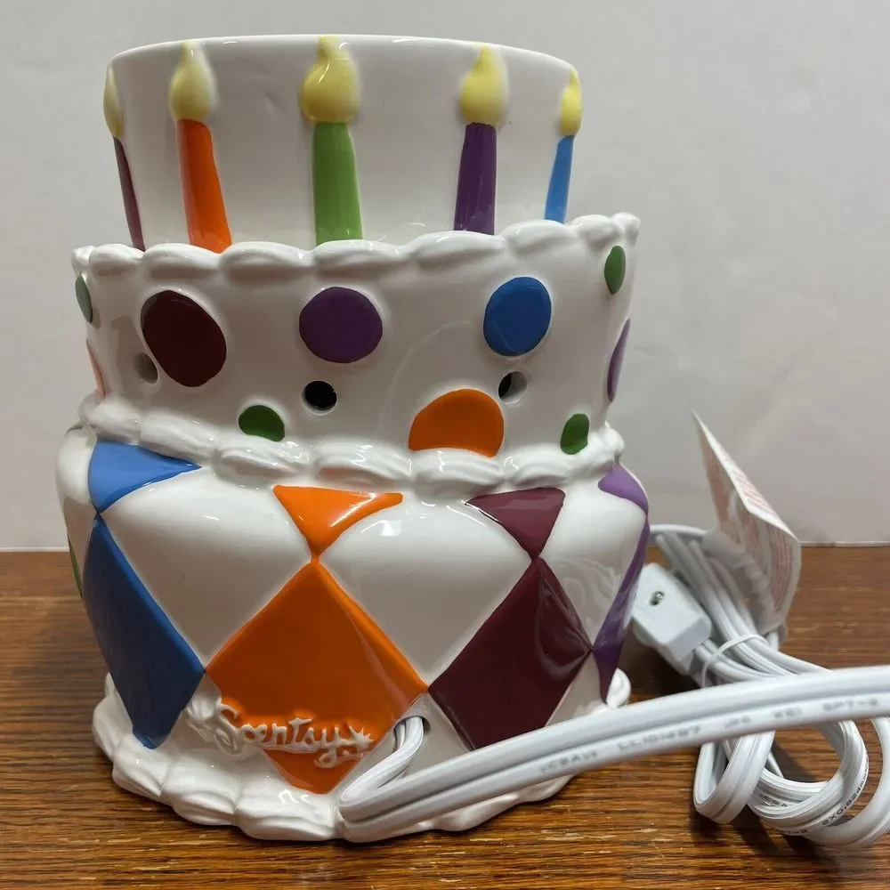 It's A Party Birthday Cake Full‎ Size Premium Warmer Authentic Scentsy Warmer